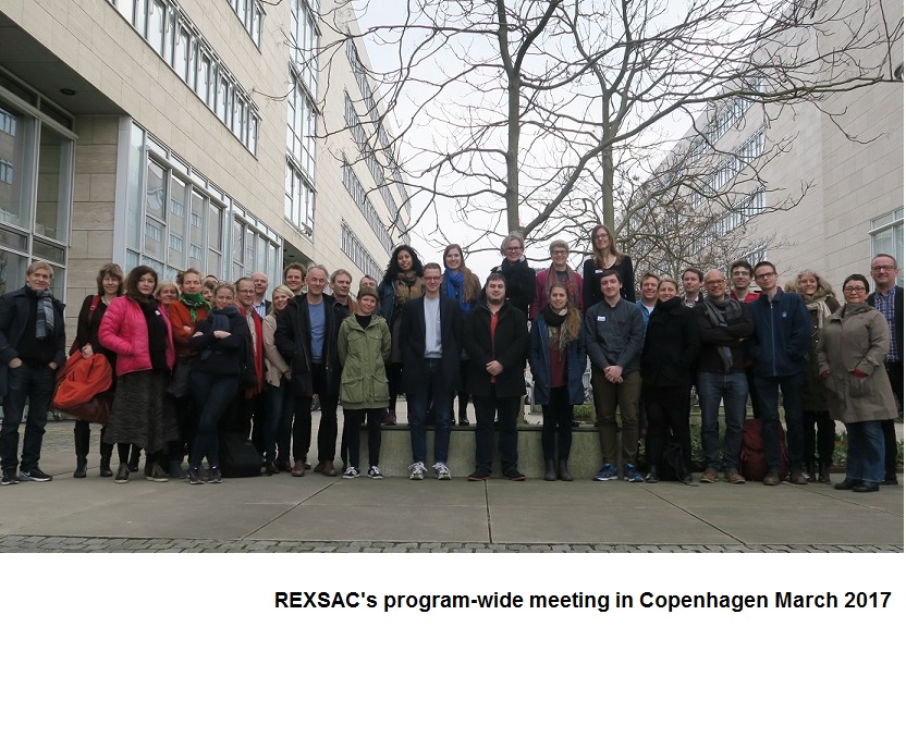 REXSAC reserchers in Copenhagen March 2017